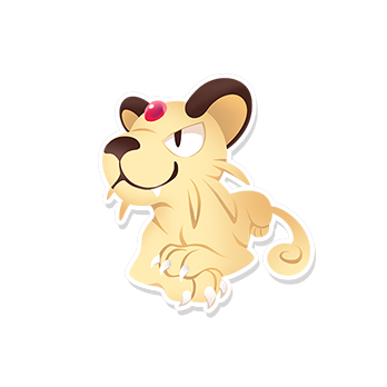 GOOD DOG Cat PKMN Stickers - Versiris - Art by Versiris