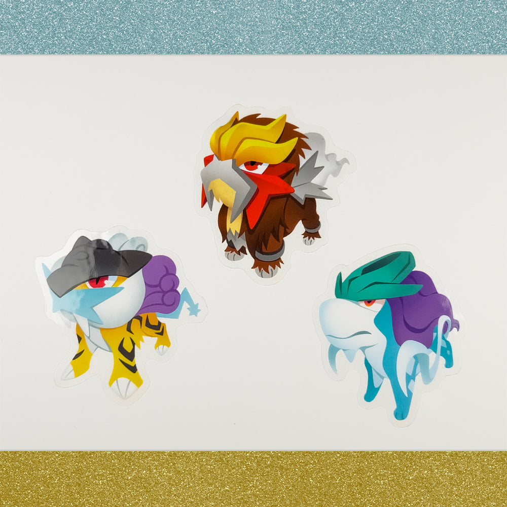 GOOD DOG Legendary Beast PKMN Stickers - Versiris - Art by Versiris