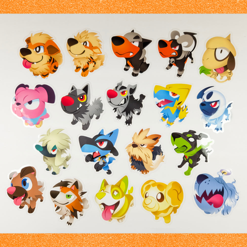 GOOD DOG Dog PKMN Stickers - Versiris - Art by Versiris