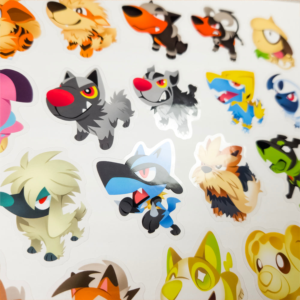 GOOD DOG Dog PKMN Stickers - Versiris - Art by Versiris