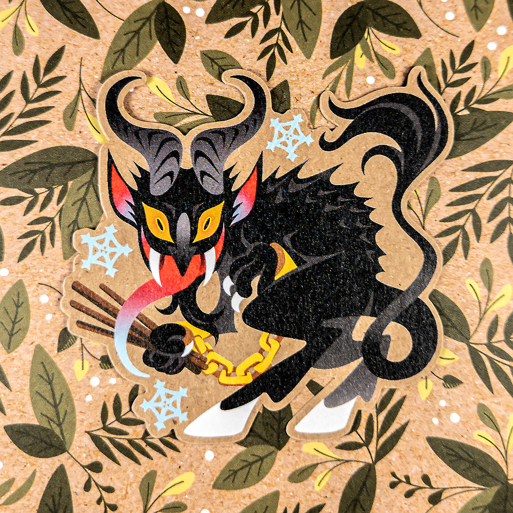 Krampus Sticker - Versiris - Art by Versiris