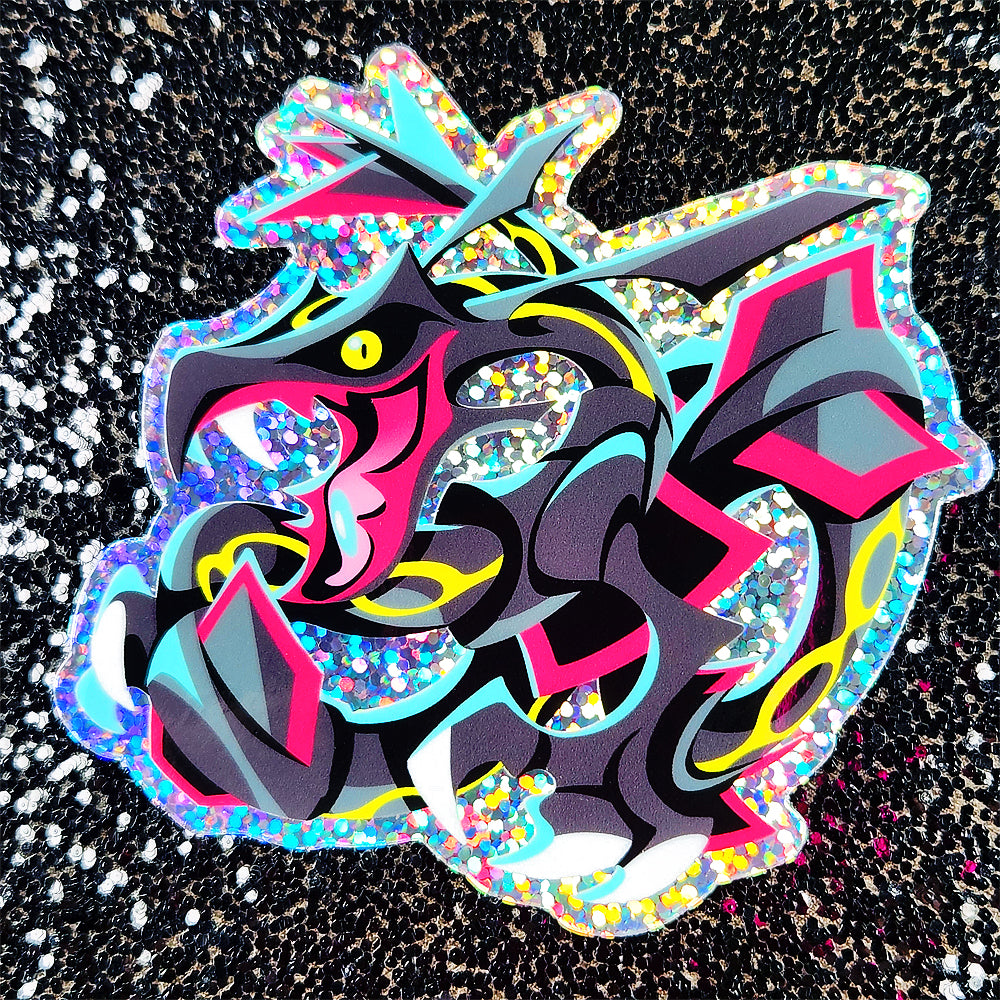 Shiny Rayquaza Sticker - Versiris - Art by Versiris