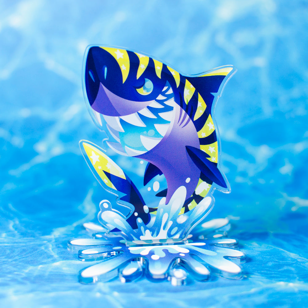 Starry Shark Acrylic Standee - Versiris - Art by Versiris